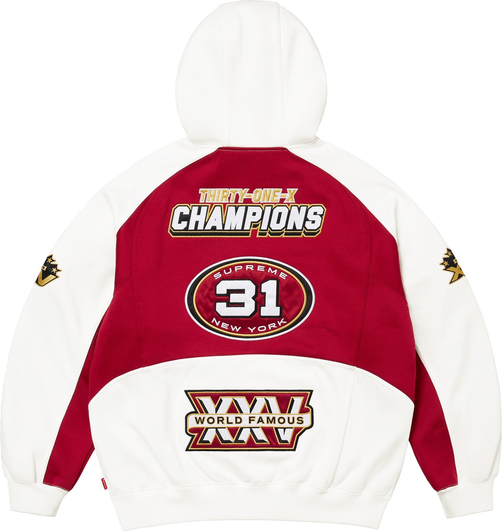 Football Zip Up Hooded Sweatshirt view 6